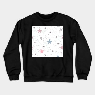 Star Pattern Crewneck Sweatshirt